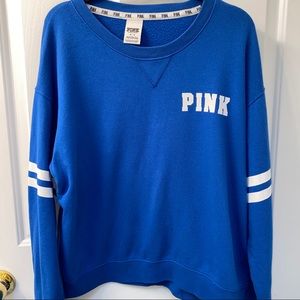 Victoria’s Secret Blue crewneck sweatshirt MEDIUM